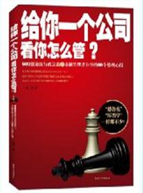 給你一個公司你能管好嗎pdf